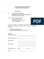 Coc Appeal Application Form