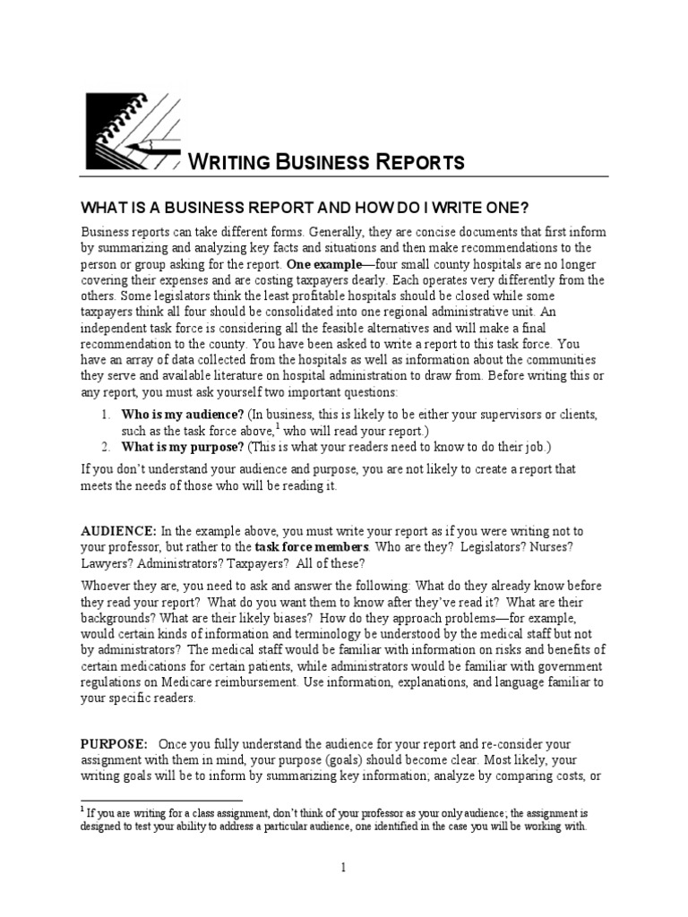 How To Write Business Report PDF Cognitive Science Cognition
