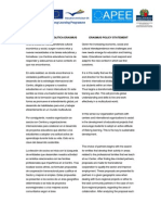 Declaracion de Politica Erasmus PDF