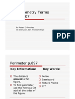 Key Geometry Terms p.893-907: by Robert C Gonzalez CE Instructor, San Antonio College