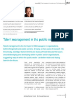 Talent Management in The Public Sector
