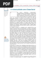 A Intelectualidade Como Classe Social - Nildo Viana