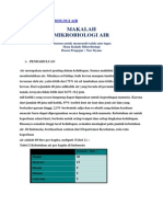 Makalah Mikrobiologi Air