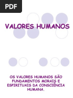 VALORES HUMANOS
