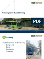 Cambridge Guided Busway Presentation 15 Sep 11