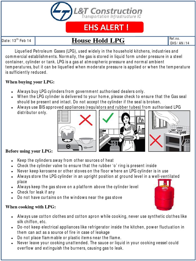 Safe LPG Usage and Maintenance Guide | PDF