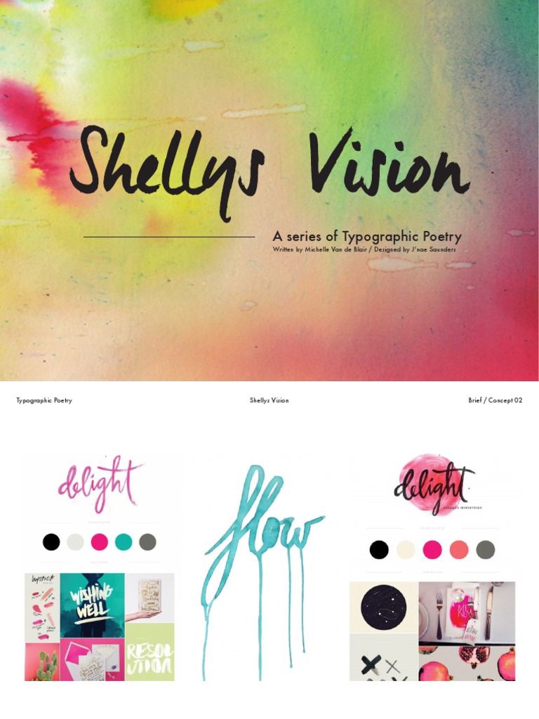 Typographic Poetry Posters | PDF