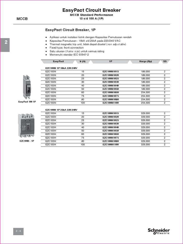 MCCB | PDF