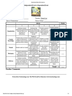 presentation rubric for daniel lai