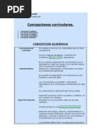 CONCEPCIONES CURRICULARES Apunte de Apoyo N°2
