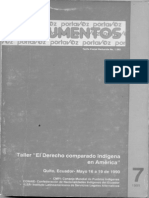 El Derecho Comparado Indigena en America, Pag.1-4 y 31-39