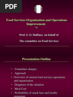 Food Services Presentation