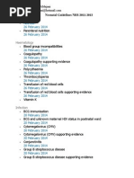 Neonatal Guidelines NHS 2011-2013