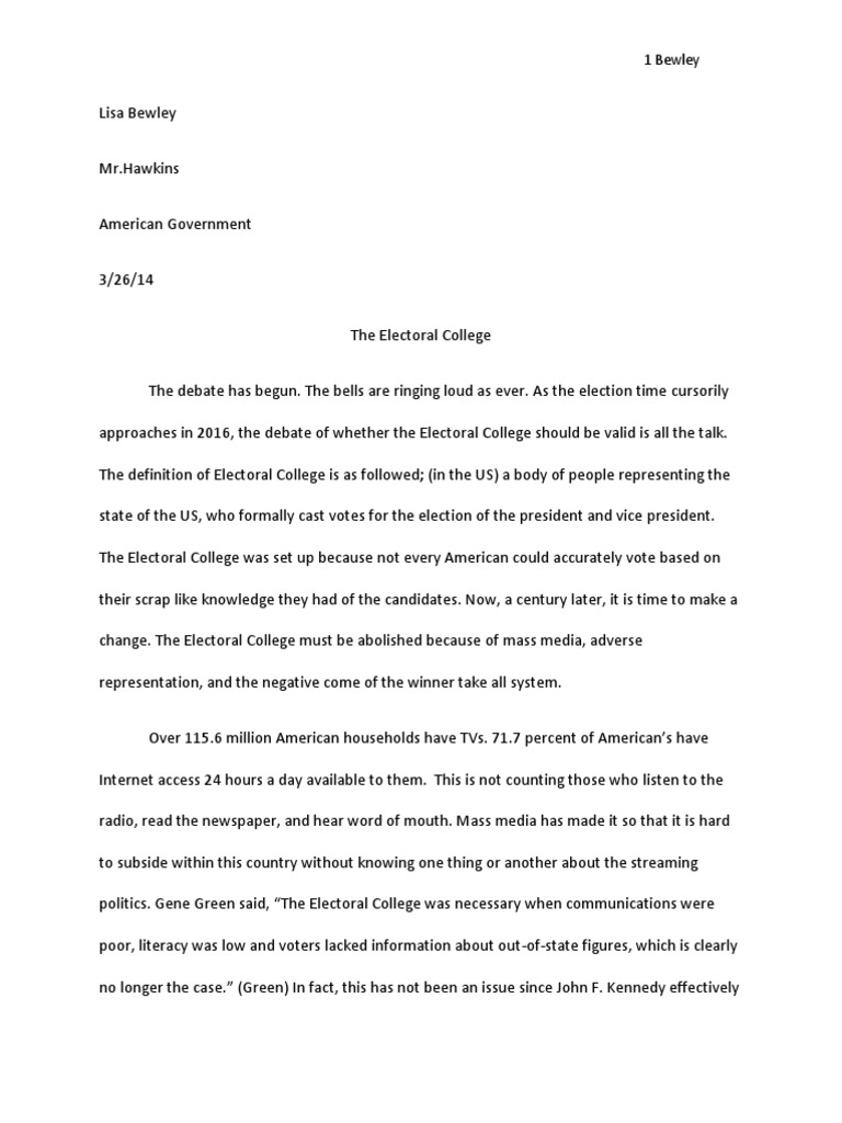 Essay in business ethics