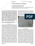 A Review of Solar Desiccant Air Conditioner: Dr. U. V. Kongre, D. P. Mahure, P.A. Zamre