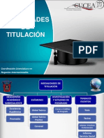 Modalidades de Titulación