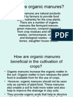 What Are Organic Manures