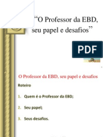 EBD Professor Role