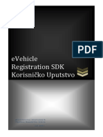 Evehicle Registration SDK Korisnicko Uputstvo