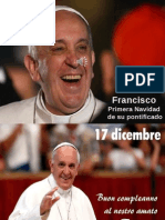 Francisco, Primera Navidad de Su Pontificado