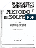 Metodo de solfejo  - (Frederico do Nascimento & Jose Raymundo da Silva) - 2ºAno