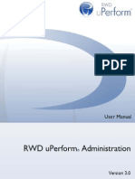 RWD Uperform 3.0 - Administration