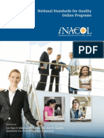 NACOL Standards Quality Online Programs