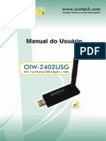 OIW-2402USG Manual Do Usuario