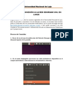 Manual de Conexión A La Red Eduroam Unl en Linux