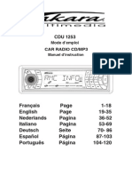 TAKARA CDU1253 Notice Mode Emploi Guide Manuel PDF