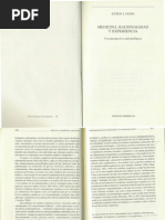 Good 2003, Medicina, Racionalidad y Experiencia (2)