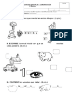 EVALU LENG 1° BASIC VOCALES