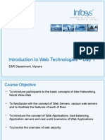 Introduction To Web Technologies - Day 1: E&R Department, Mysore