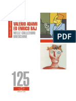 Catalogo 125 Valerio Adami Ed Enrico Baj