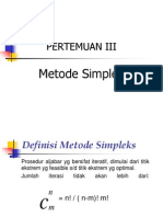 Week 3 Metode Simpleks