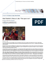 Real Madrid 3, Barça 4, Aka "The Space Race" - Barcelona Football Blog