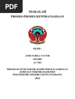 Makalah Proses Kewirausahaan