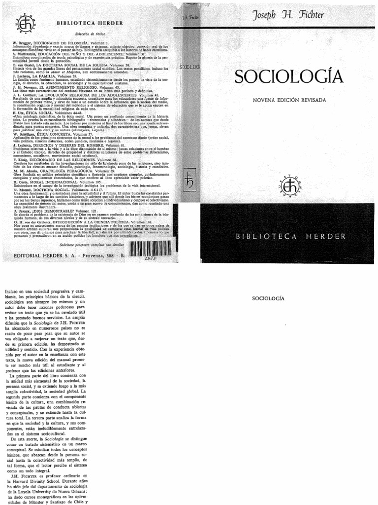 768px x 1024px - Sociologia Joseph Fichter 1 | PDF
