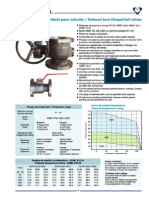 Valvula Esferica Bridada Paso Reducido