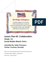 Pledge of Allegiance Lesson Plan #2