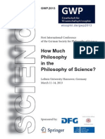 How Much Philosophy in the Philosophy of Science?
