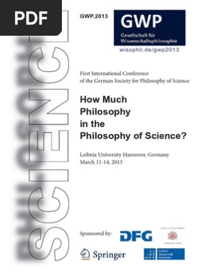 How Much Philosophy In The Philosophy Of Science Philosophy Of