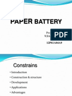 papaer battery