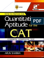 How to Prepare for Quantitative Aptitude for the CAT by Arun Sharma