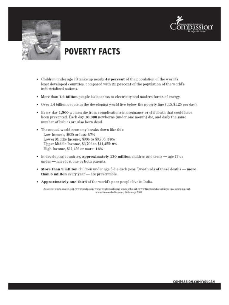 Poverty Fact Sheet | PDF