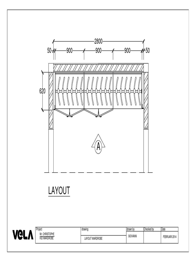 Layout: Project Drawing Drawn by Checked by Date | PDF