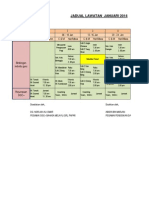 JANUARY 2014 SCHOOL VISIT SCHEDULE