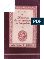 Memorias de Un Ayudante de Napoleon-I