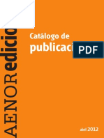 Catalogo Publicaciones AENOR Abril 2012
