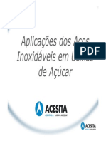 Aços Inoxidáveis em Usinas de Açúcar: Aplicações e Propriedades